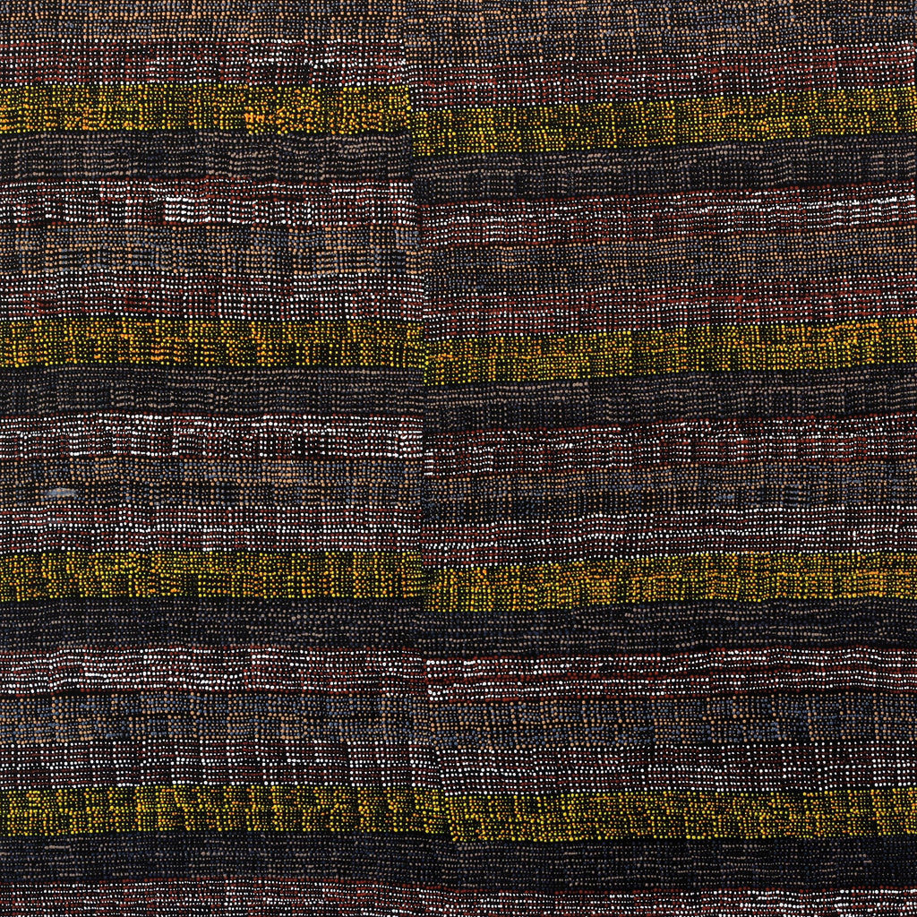 Aboriginal Artwork by Marilyn Maria Nangala Turner, Mina Mina Jukurrpa (Mina Mina Dreaming) - Ngalyipi, 91x91cm