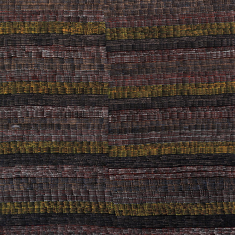 Aboriginal Artwork by Marilyn Maria Nangala Turner, Mina Mina Jukurrpa (Mina Mina Dreaming) - Ngalyipi, 91x91cm