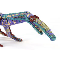 Aboriginal Artwork by Maringka Tunkin - Papa (Dog) Tjanpi Sculpture