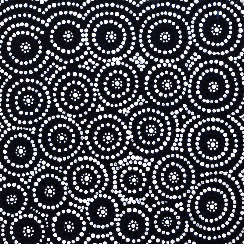 Aboriginal Artwork by Marleene Nakamarra Morton, Karnta Jukurrpa (Womens Dreaming), 30x30cm