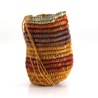 Aboriginal Artwork by Marrarrawuy Wanambi, Bathi (woven basket)