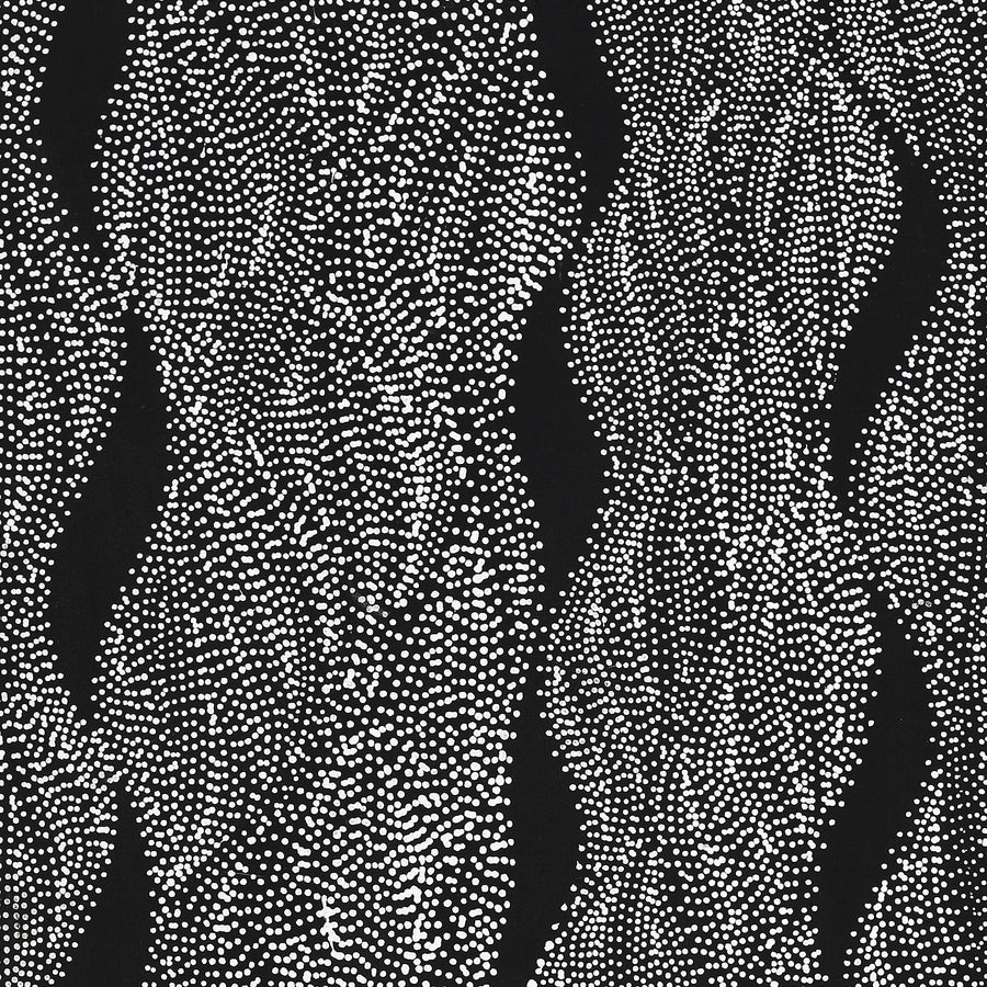 Aboriginal Artwork by Marshall Jangala Robertson, Watiya-warnu Jukurrpa (Seed Dreaming), 122x46cm