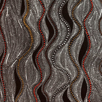 Aboriginal Artwork by Marshall Jangala Robertson, Watiya-warnu Jukurrpa (Seed Dreaming), 122x91cm