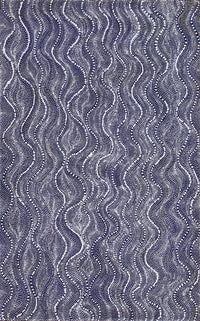 Aboriginal Artwork by Marshall Jangala Robertson, Watiya-warnu Jukurrpa (Seed Dreaming), 122x76cm