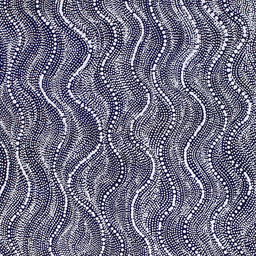 Aboriginal Artwork by Marshall Jangala Robertson, Watiya-warnu Jukurrpa (Seed Dreaming), 122x76cm