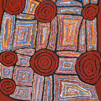 Aboriginal Artwork by Mary Napangardi Brown, Mina Mina Jukurrpa, 122x76cm