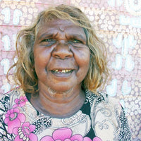 Aboriginal Artwork by Mary Napangardi Brown, Mina Mina Jukurrpa - Ngalyipi, 76x76cm