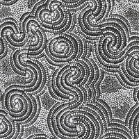 Aboriginal Artwork by Mary Napangardi Butcher, Pikilyi Jukurrpa, 107x61cm