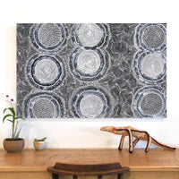 Aboriginal Artwork by Mary Napangardi Butcher, Pikilyi Jukurrpa, 122x76cm
