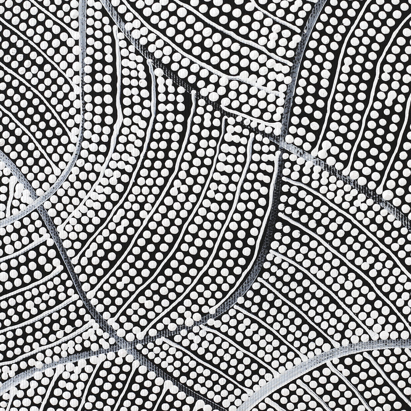 Aboriginal Artwork by Mary Napangardi Butcher, Pikilyi Jukurrpa, 30x30cm