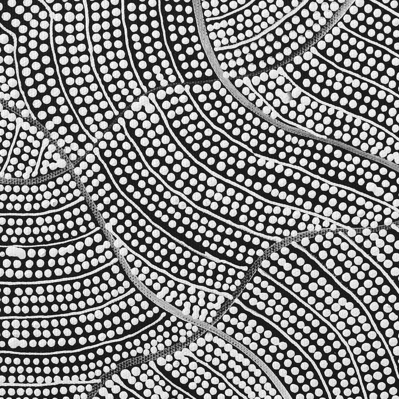 Aboriginal Artwork by Mary Napangardi Butcher, Pikilyi Jukurrpa, 30x30cm