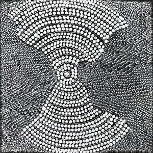 Aboriginal Artwork by Mary Napangardi Butcher, Pikilyi Jukurrpa, 30x30cm - ART ARK®