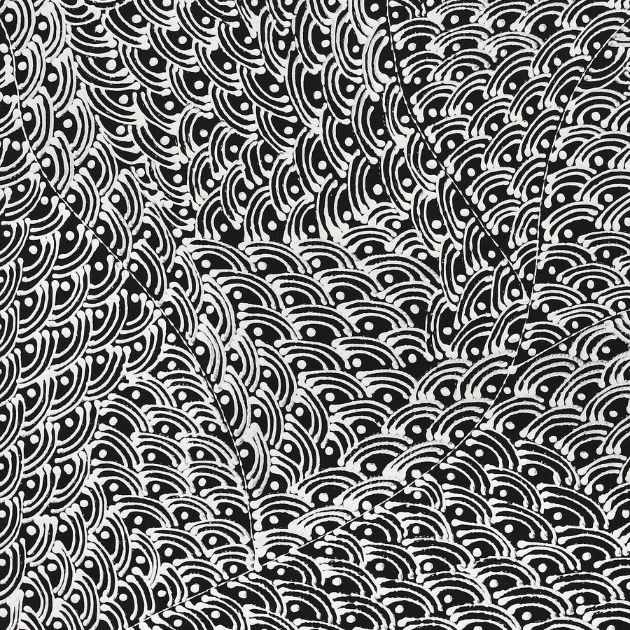 Aboriginal Artwork by Mary Napangardi Butcher, Pikilyi Jukurrpa, 30x30cm