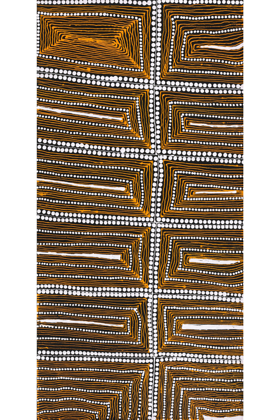 Aboriginal Artwork by Mary Napangardi Butcher, Pikilyi Jukurrpa, 61x30cm
