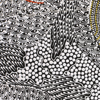 Aboriginal Artwork by Mary Napangardi Butcher, Pikilyi Jukurrpa, 61x61cm
