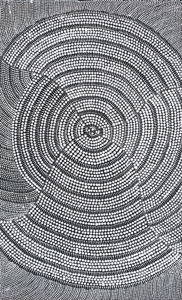 Aboriginal Artwork by Mary Napangardi Butcher, Pikilyi Jukurrpa, 76x46cm