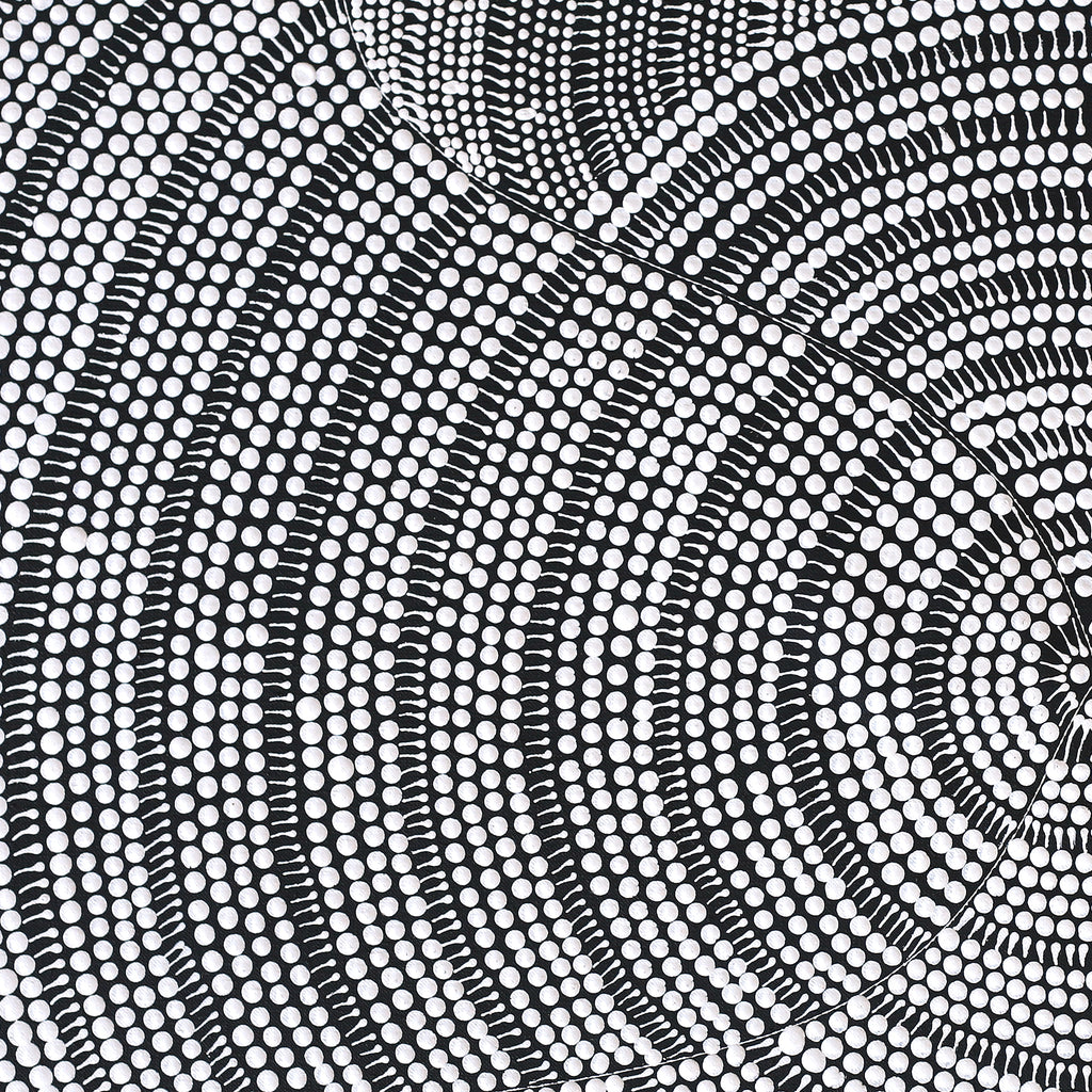 Aboriginal Artwork by Mary Napangardi Butcher, Pikilyi Jukurrpa, 76x46cm