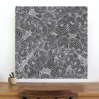 Aboriginal Artwork by Mary Napangardi Butcher, Pikilyi Jukurrpa, 76x76cm