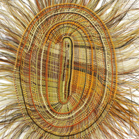 Aboriginal Artwork by Mary Guyula Rruwaypi, Gapuwiyak - Woven Mat