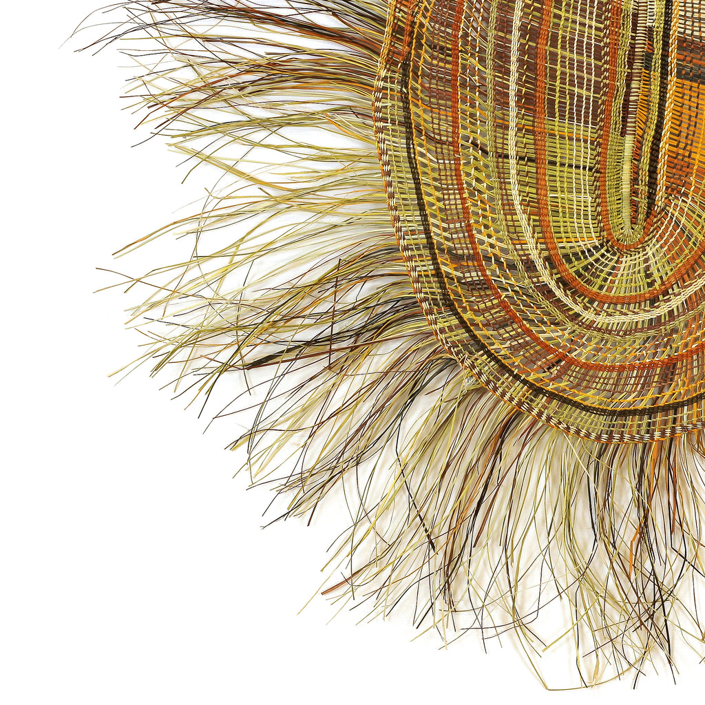 Aboriginal Artwork by Mary Guyula Rruwaypi, Gapuwiyak - Woven Mat