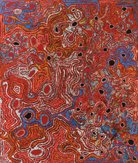 Aboriginal Artwork by Mary Napangardi Brown, Mina Mina Jukurrpa - Ngalyipi, 107x91cm