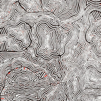 Aboriginal Artwork by Mary Roberts, Yalka at Murini, 102x76cm