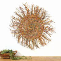 Aboriginal Artwork by Mary Guyula Rruwaypi - Woven Mat, 100cm