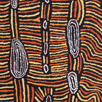 Aboriginal Artwork by Mary Napangardi Brown, Mina Mina Jukurrpa - Ngalyipi, 122x61cm