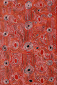 Aboriginal Artwork by Mary Napangardi Brown, Mina Mina Jukurrpa - Ngalyipi, 91x61cm