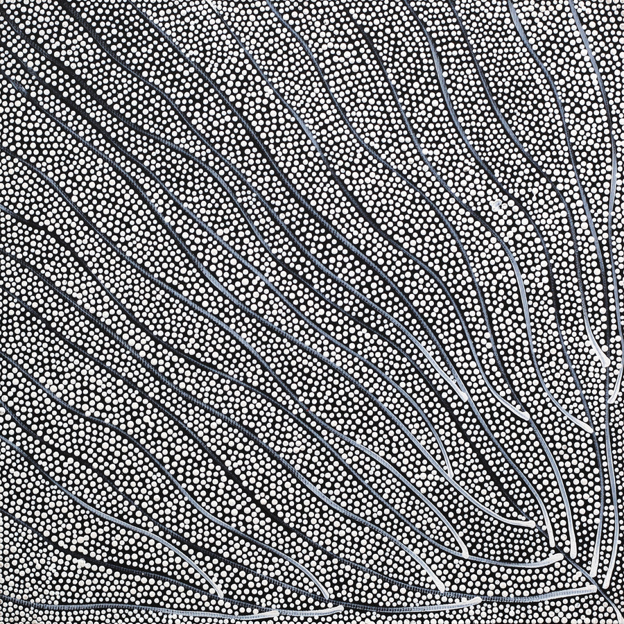 Aboriginal Artwork by Mary Napangardi Butcher, Pikilyi Jukurrpa, 30x30cm