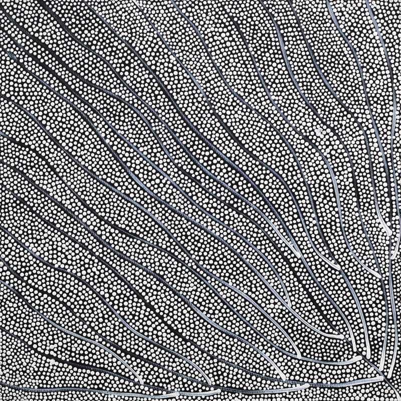 Aboriginal Artwork by Mary Napangardi Butcher, Pikilyi Jukurrpa, 30x30cm