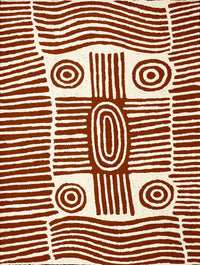 Aboriginal Artwork by Maryanne Nungarrayi Spencer, Wardapi Jukurrpa (Goanna Dreaming) - Yarripurlangu, 61x46cm