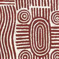 Aboriginal Artwork by Maryanne Nungarrayi Spencer, Wardapi Jukurrpa (Goanna Dreaming) - Yarripurlangu, 46x46cm