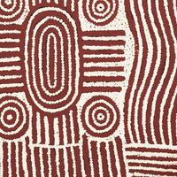 Aboriginal Artwork by Maryanne Nungarrayi Spencer, Wardapi Jukurrpa (Goanna Dreaming) - Yarripurlangu, 46x46cm