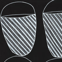 Aboriginal Artwork by Mathew Ashley Marraliyawuy, Gandjalala the sugar bag ancestor, Gapuwiyak - 56x38cm