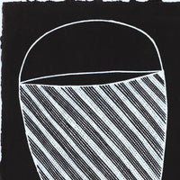 Aboriginal Artwork by Mathew Ashley Marraliyawuy, Gandjalala the sugar bag ancestor, Gapuwiyak - 56x38cm