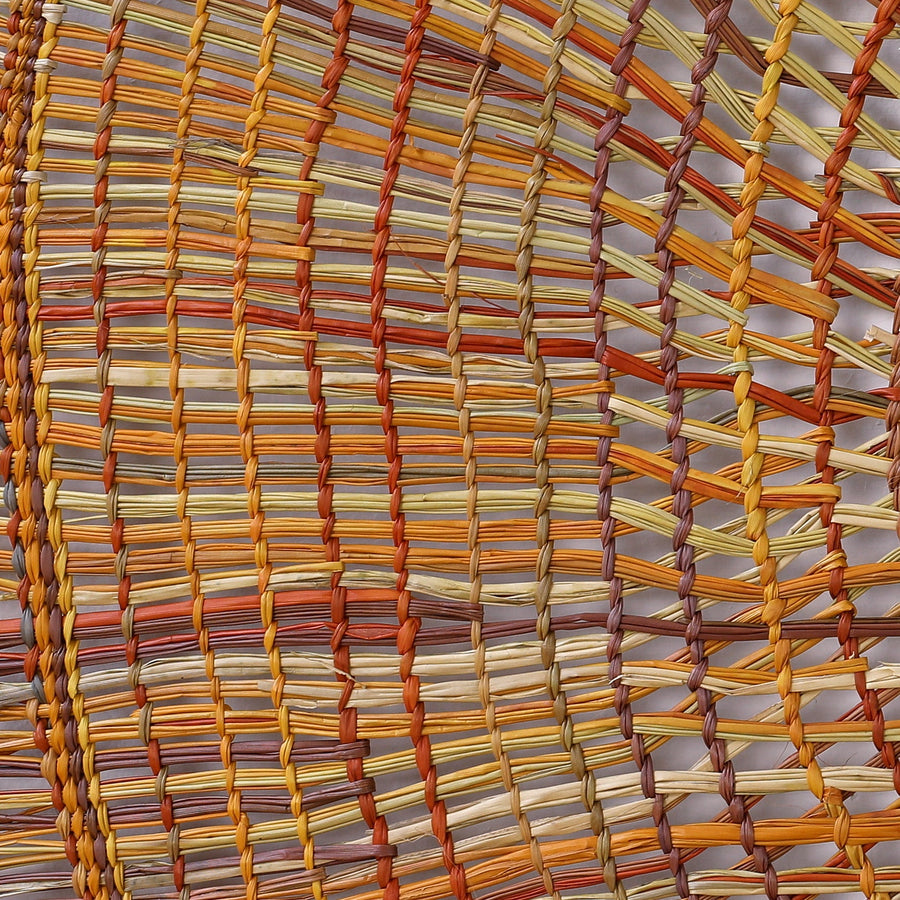 Aboriginal Artwork by Mavis Marrkula Djuliping - Woven Mat 116cm
