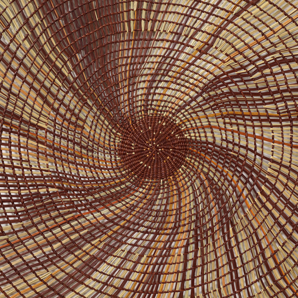 Aboriginal Art by Mavis Marrkula Djuliping - Woven Mat 86cm - ART ARK®
