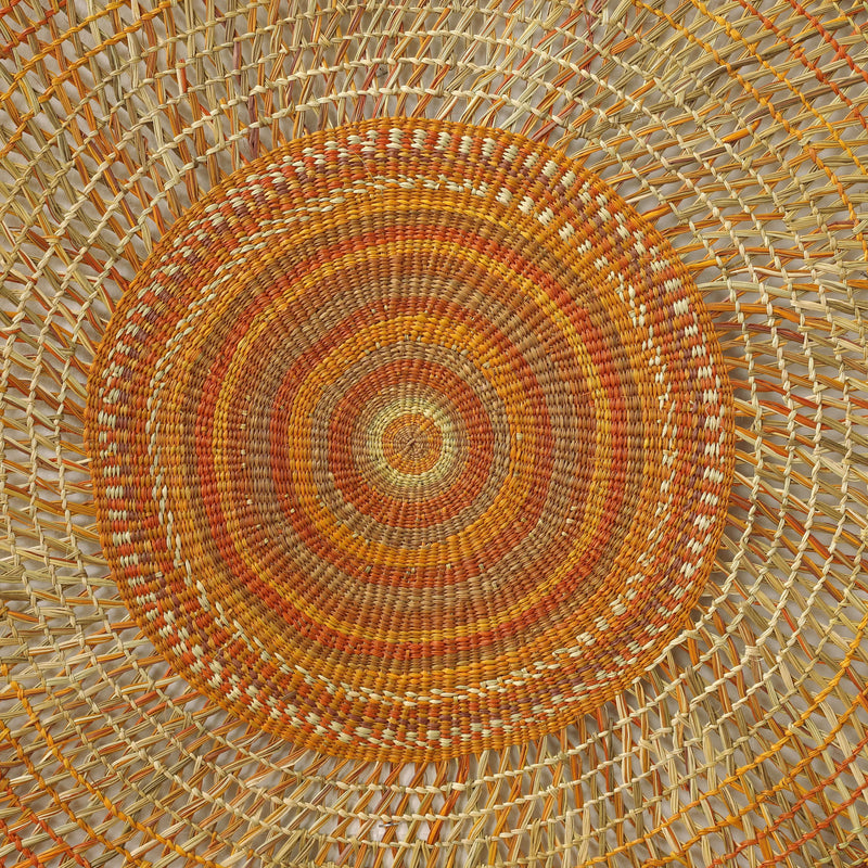 Aboriginal Artwork by Mavis Marrkula Djuliping - Woven Mat