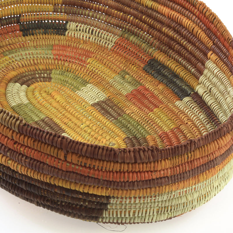 Aboriginal Artwork by Mavis Marrkula Djuliping, Gapuwiyak - Woven Basket