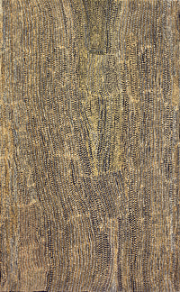 Aboriginal Artwork by Mavis Nampitjinpa Marks, Kalipinpa Water Dreaming, 198x121cm