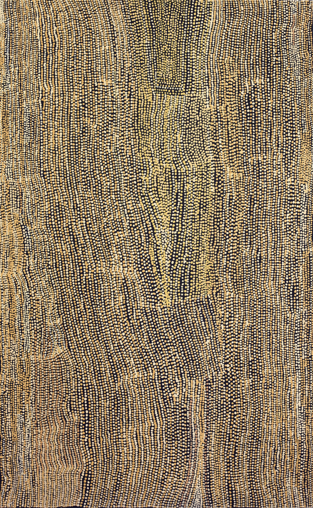 Aboriginal Artwork by Mavis Nampitjinpa Marks, Kalipinpa Water Dreaming, 198x121cm