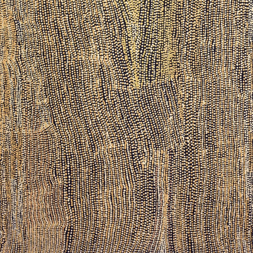 Aboriginal Artwork by Mavis Nampitjinpa Marks, Kalipinpa Water Dreaming, 198x121cm