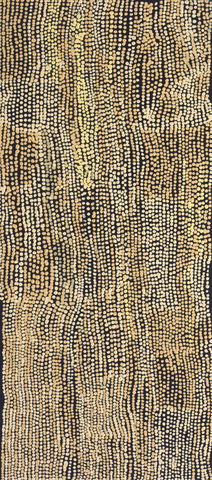 Aboriginal Artwork by Mavis Nampitjinpa Marks, Kalipinpa Water Dreaming, 91x40cm