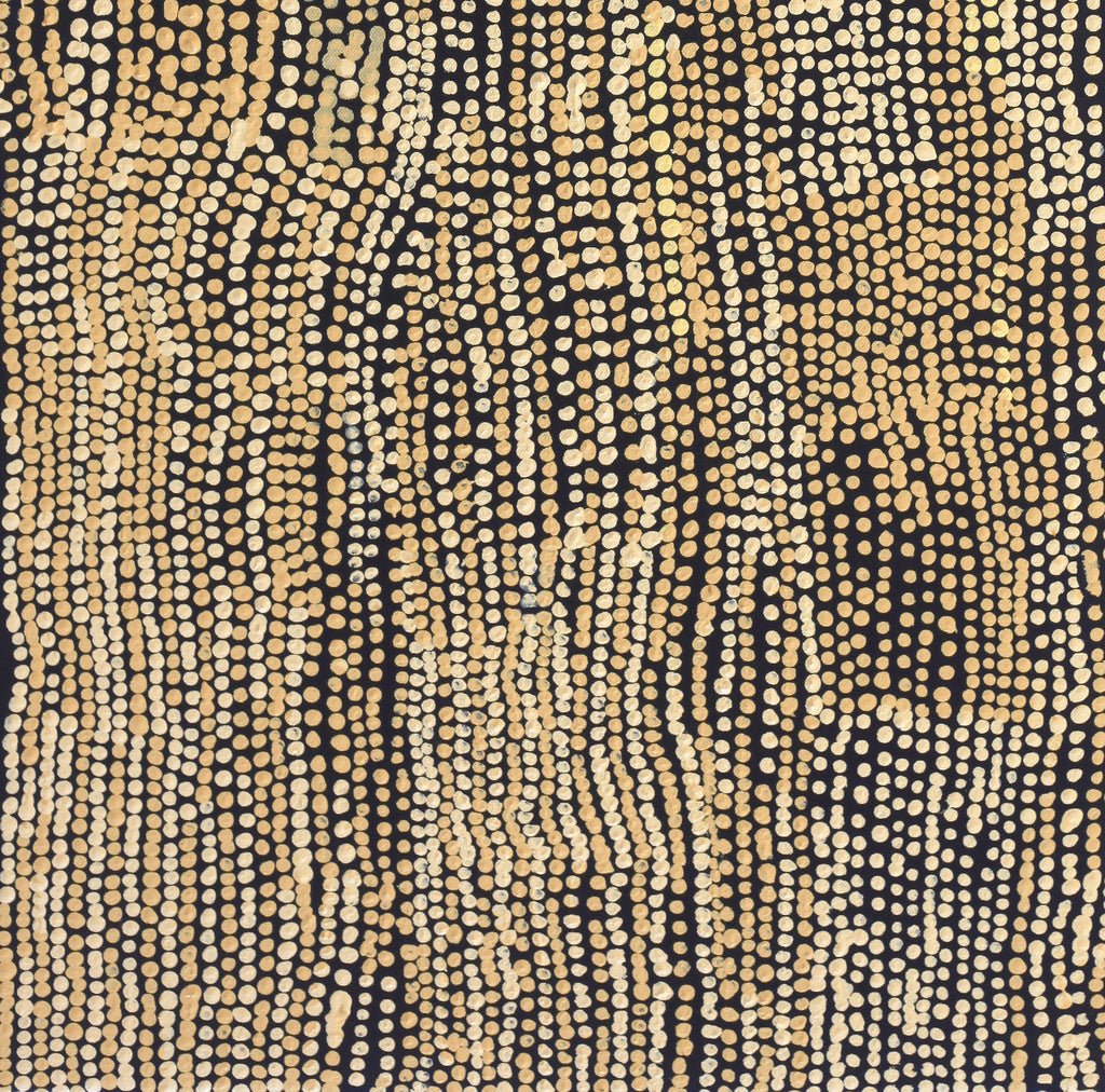 Aboriginal Artwork by Mavis Nampitjinpa Marks, Kalipinpa Water Dreaming, 91x40cm - ART ARK®