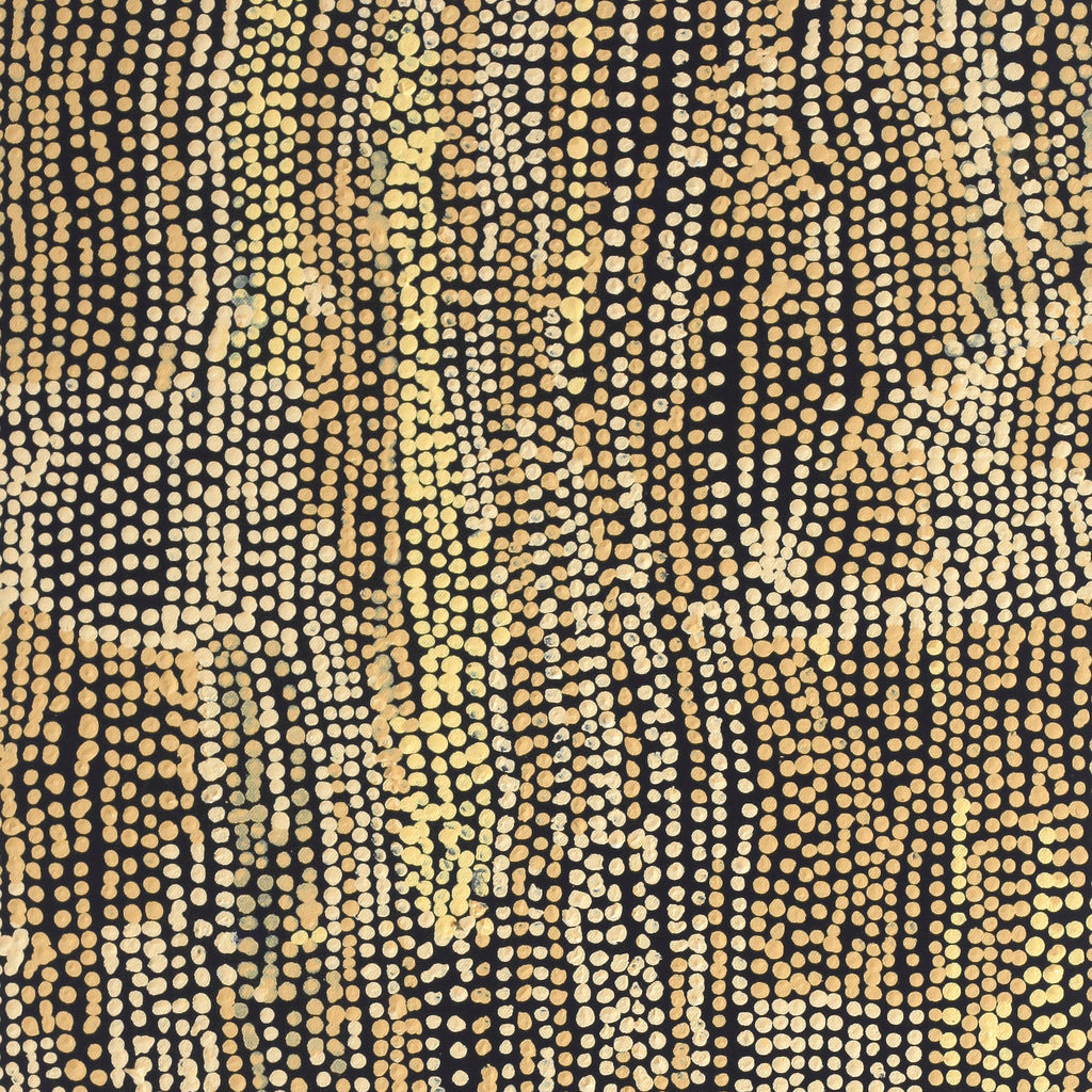 Aboriginal Artwork by Mavis Nampitjinpa Marks, Kalipinpa Water Dreaming, 91x40cm - ART ARK®