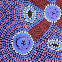 Aboriginal Artwork by Megan Nampijinpa Kantamarra, Marapinti Dreaming, 30x30cm