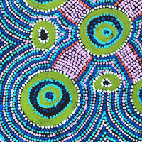 Aboriginal Artwork by Megan Nampijinpa Kantamarra, Marapinti Dreaming, 46x46cm