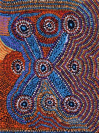 Aboriginal Artwork by Megan Nampijinpa Kantamarra, Marapinti Dreaming, 61x46cm