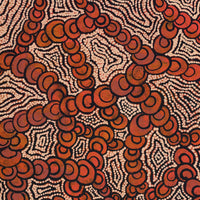 Aboriginal Artwork by Melinda Napurrurla Wilson, Lukarrara Jukurrpa, 107x46cm